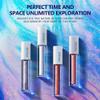 zeesea Glitter Galaxy Colored Liquid Eyeshadow, Dazzling Shimmer Eye Makeup, High Pigmented & Long Lasting (08 Blue Streetlight) view 4
