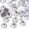 ECYC 1440 Pcs 4mm Flatback Crystal Rhinestones, Silver Nail Art Decoration Rhinestones Glitter Glass Gems Stones for DIY Crafts Nails Clothes Shoes Bags Decoration,Clear view 1