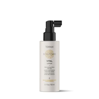 LAKM Teknia Scalp Care Vital Stimulating Lotion, Anti Hair Loss Treatment, 5.1 Fl Oz