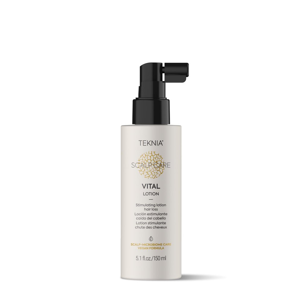 LAKM Teknia Scalp Care Vital Stimulating Lotion, Anti Hair Loss Treatment, 5.1 Fl Oz
