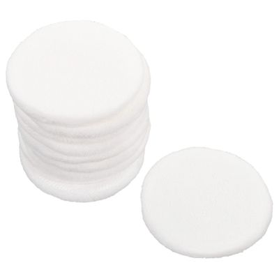 minkissy 10pcs Cotton Powder Puff for Loose Powder Makeup Soft and Comfortable Cosmetic Application Tool for Travel and Everyday Use