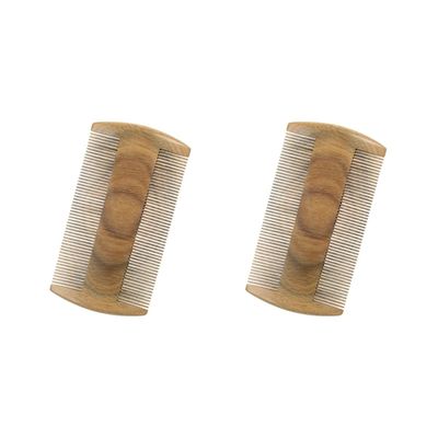 Beaupretty 2pcs Natural Sandalwood Hair Care Massage Comb Static Proximityk Hairdressing Tool