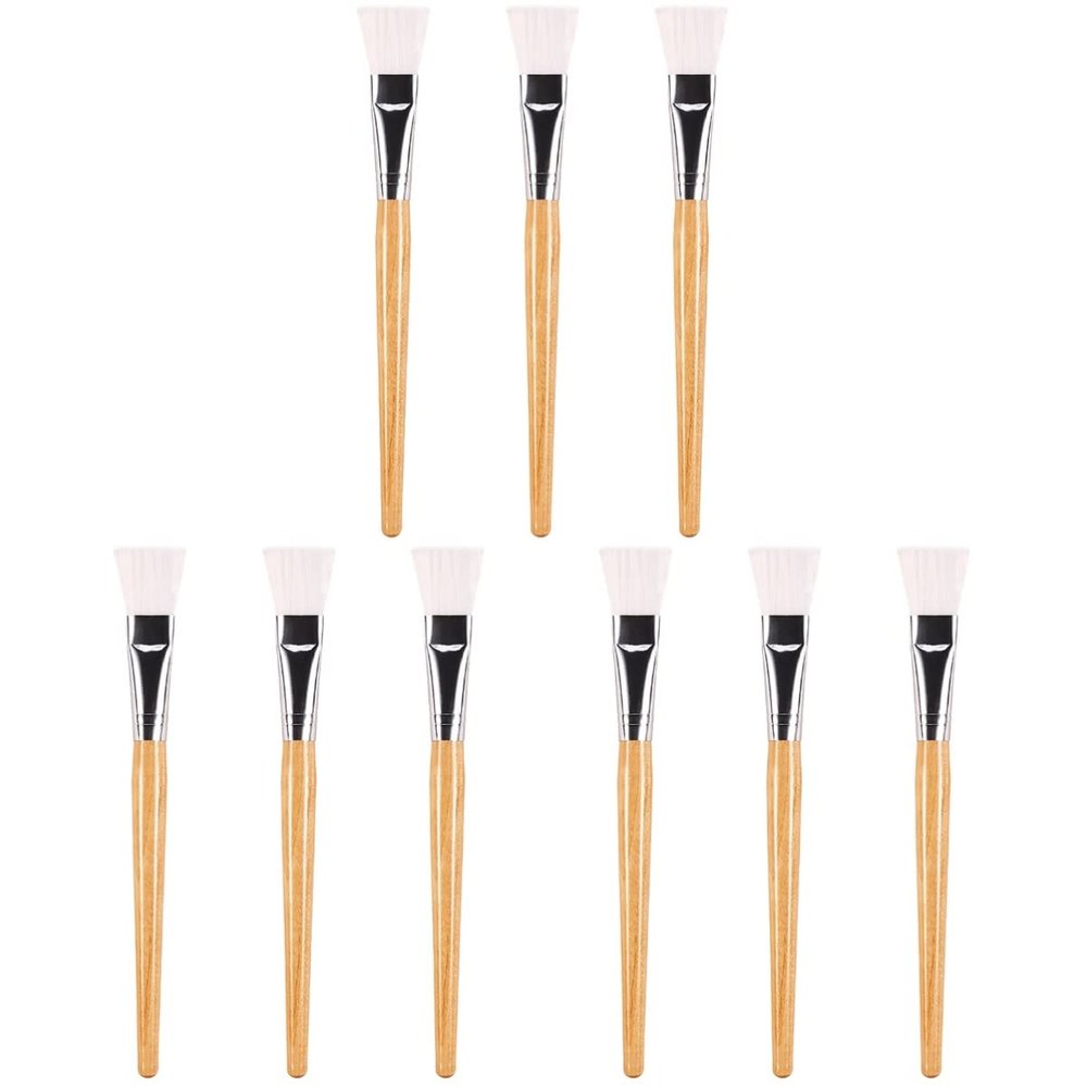Beaupretty 9pcs Face Mask Brush for Skincare Application Ergonomic Design Mask Tool for Facial Treatments Lotion Easy to Clean and Reusable