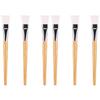 Beaupretty 6pcs Professional Face Mask Brush Soft Facial Mud Mask Alicator for Women Applicator Comfortable Touch view 1