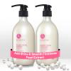 Luseta Glossy Pearl Shampoo and Conditioner Set Smooth & Moisturize, Fight Frizziness and Add Shine,Hydrating for Damaged Hair, Detangle,Nourish Strands,Paraben Free, Sulfate Free,16.9oz view 1