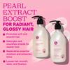 Luseta Glossy Pearl Shampoo and Conditioner Set Smooth & Moisturize, Fight Frizziness and Add Shine,Hydrating for Damaged Hair, Detangle,Nourish Strands,Paraben Free, Sulfate Free,16.9oz view 4