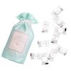 Cabilock Hotel Compressed Towels 50 Pack Disposable Cotton Washcloth Face Cloths for Drying Face Traveling Use view 1