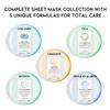 50Combo Korean Face Sheet Mask Gift Pack, Hydrating, Calming, Brightening, Smooting, Rejuvenating, EVE Vegan, Cica, Hyaluron, Retinol, Ceramide, Collagen view 2