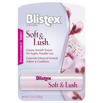 Blistex Soft & Lush Lip Protectant, 0.13 Ounce Tube, Pack of 6 Softens & Conditions, Creamy Smooth Texture, Hydrating Lip Balm, Daily Lip Hydration,