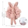 Kids Bath Loofah- 2 Pack Cute Animal Shaped Bath Luffa, Soft Mesh Pouf Shower Sponge Set for Baby & Toddler, Pink & Grey Reusable Travel lofa for Girls, Gentle Body Scrubber Wash for Women view 2