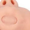 ZJchao Silicone Piercing Model, Piercing Face Model with Mouth Flexible for Salon Teaching Practicing Piercings Practice Tools Soft Imitation Nose Model Reusable Nose Displays (Medium Skin Color) view 2