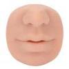 ZJchao Silicone Piercing Model, Piercing Face Model with Mouth Flexible for Salon Teaching Practicing Piercings Practice Tools Soft Imitation Nose Model Reusable Nose Displays (Medium Skin Color) view 4