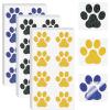 Jutom 30 Sheets 240 Pcs Dog Paw Glitter Tattoo Sticker Temporary Tattoos Dog Paw Body Tattoos for Women Girls Face Body Accessories(Fresh Color) view 1