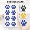 Jutom 30 Sheets 240 Pcs Dog Paw Glitter Tattoo Sticker Temporary Tattoos Dog Paw Body Tattoos for Women Girls Face Body Accessories(Fresh Color) view 2
