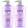 L'Oreal Paris Elvive Hyaluron Plump Shampoo and Conditioner Set for Dehydrated, Dry Hair with Hyaluronic Acid Care Complex, 1 Kit (2 Products) view 1