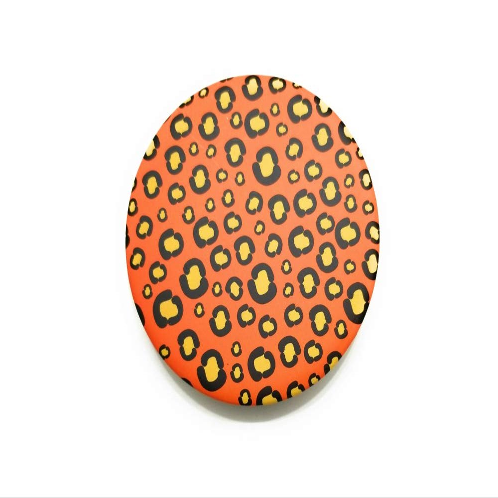 3" Animal Print Folding Makeup Round Compact Mirror