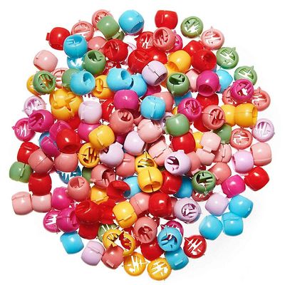 BBRATS 50 PCS Lot Mini Hair Claw Clips For Women Girls Candy Color Plastic Hairpins Hair Braids Maker Beads Hair Accessories