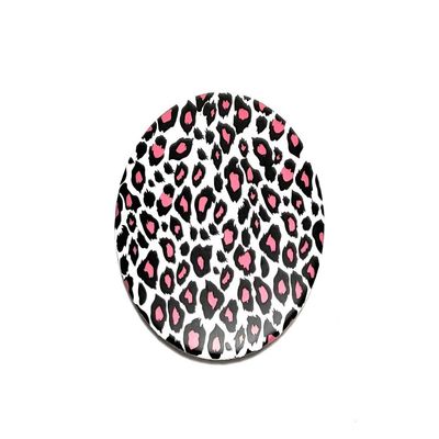3" Animal Print Folding Makeup Round Compact Mirror