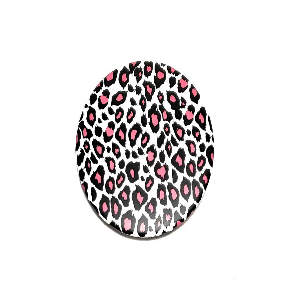 3" Animal Print Folding Makeup Round Compact Mirror