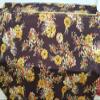 100cm*148cm Flowers Print Satin Cloth Soft Polyester Charmeuse Lining Scarf Pajamas Fabric Hairband Headwear Material (Color 9) view 4