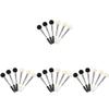 FRCOLOR 24pcs Double-headed Makeup Brush Sponge Applicator and Eyelash Brush for Eyebrow Shaping and Eyelash Styling Includes and Sleek Tubing view 1