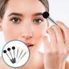 FRCOLOR 24pcs Double-headed Makeup Brush Sponge Applicator and Eyelash Brush for Eyebrow Shaping and Eyelash Styling Includes and Sleek Tubing view 2