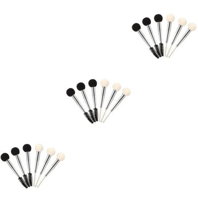 minkissy 18pcs Dual-end Makeup Brush Eyelash Mascara Applicator Eyebrow Sponge Brush