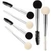 minkissy 18pcs Dual-end Makeup Brush Eyelash Mascara Applicator Eyebrow Sponge Brush view 4