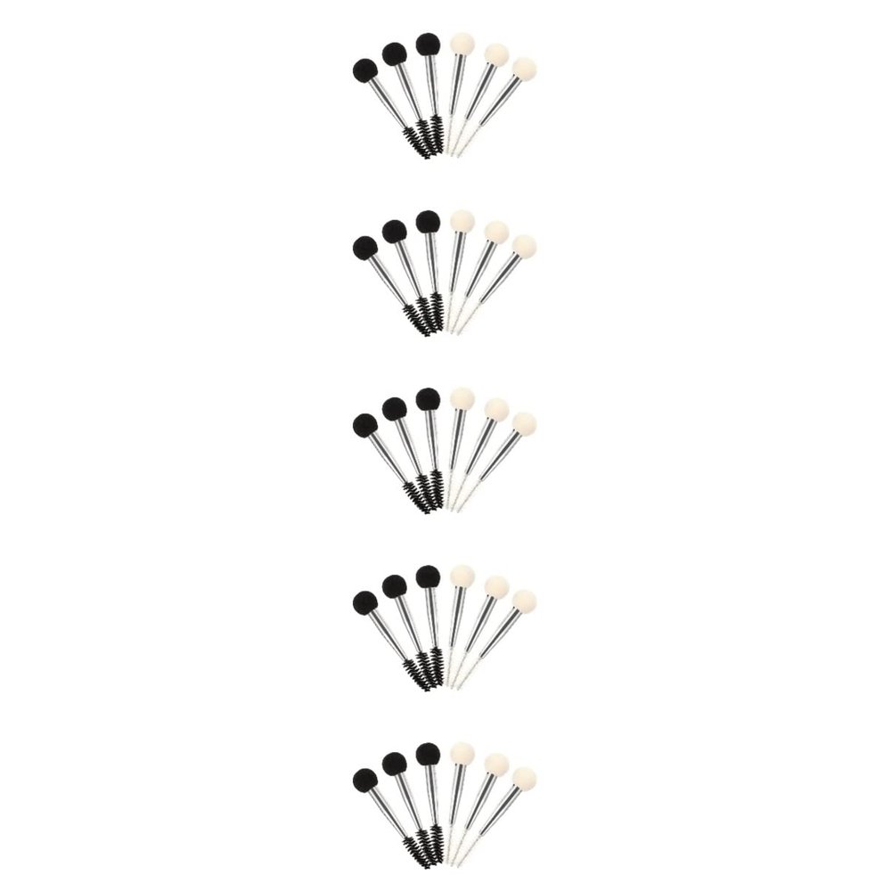 FRCOLOR 30pcs Makeup Brush Face Makeup Sponges Lash Applicator Tool Eyelash Brush Kit