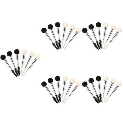 minkissy 30pcs Makeup Brush Sponge Eyebrow Brush Mascara Applicator Concealer Sponge Travel Kit