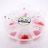 6D Color Lashes, 1000 Premade Volume Fans, Eyelash Extension. Handmade! (C Curl, Red) view 3