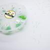 6D Color Lashes, 1000 Premade Volume Fans, Eyelash Extension. Handmade! (D Curl, Green) view 4