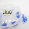 6D Color Lashes, 1000 Premade Volume Fans, Eyelash Extension. Handmade! (D Curl, Blue) view 2