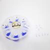 6D Color Lashes, 1000 Premade Volume Fans, Eyelash Extension. Handmade! (D Curl, Blue) view 3