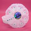 6D Color Lashes, 1000 Premade Volume Fans, Eyelash Extension. Handmade! (C Curl, White) view 1