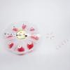 6D Color Lashes, 1000 Premade Volume Fans, Eyelash Extensions. Handmade! (D Curl, Red) view 3