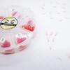 6D Color Lashes, 1000 Premade Volume Fans, Eyelash Extensions. Handmade! (D Curl, Red) view 4
