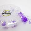 6D Color Lashes, 1000 Premade Volume Fans, Eyelash Extension. Handmade! (C Curl, Violet) view 2