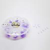 6D Color Lashes, 1000 Premade Volume Fans, Eyelash Extension. Handmade! (D Curl, Violet) view 1