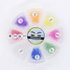 6D Color Lashes, 1000 Premade Volume Fans, Eyelash Extension. Handmade! (D Curl, Mixed Color 13mm) view 1