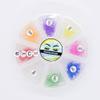 6D Color Lashes, 1000 Premade Volume Fans, Eyelash Extension. Handmade! (C Curl, Mixed Color 13mm) view 1