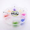 6D Color Lashes, 1000 Premade Volume Fans, Eyelash Extension. Handmade! (C Curl, Mixed Color 13mm) view 3
