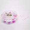 6D Color Lashes, 1000 Premade Volume Fans, Eyelash Extension. Handmade! (C Curl, Pink) view 4