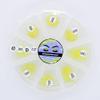 6D Color Lashes, 1000 Premade Volume Fans, Eyelash Extension. Handmade! (D Curl, Yellow) view 2