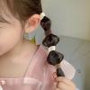 200Pcs Kids Hair Ties, 1 Inch Cotton Baby Hair Ties for Girls, Brown Seamless Elastic Bands Stocking Stuffers for Kids view 4