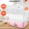 TASALON Hot Towel Steamer for Facials, Hot Towel Warmer Quickly Heats Up in 5 Minutes, Portable Towel Machine Fits 16 Mini Towels, Salon Equipment Towel Warmer for Facials, Spa, Massage, Pink view 3