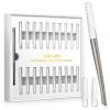 Dermaplaning Tool for Face Exfoliation, with 20 Replaceable Blades, Facial Shaver/Eyebrow Razor, Peach Fuzz Removal Eyebrow Shaper for Women, Easy to Use Dermaplaner Help Exfoliate and Smooth Skin view 1