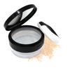 Honbay Capacity 20g(0.7oz) Empty Reusable Makeup Powder Container with Sponge Powder Puff, Sifter and Mirror, Plastic Loose Powder Compact Container, Refillable Powder Box Case (Black) view 1