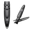 ANGUOEY Ultra-Thin Portable Nail Clippers,Stainless Steel Nail Clippers,Mini Travel Fingernail Clippers Toe Nail Clipper,Prevent Nail Splits and Ingrown Toenails (1pcs) view 1