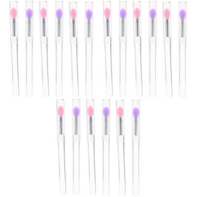 Beaupretty 18pcs Silicone Applicator Brush Spoolies Lip Masks Skincare Makeup Tool Eyeshadow Applicator Lip Brush Makeup Accessory